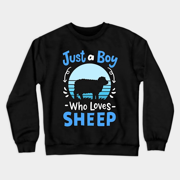 Sheep Sheep Lover Retro Crewneck Sweatshirt by CreativeGiftShop